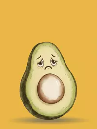 Free Miss You Card - Avocado Humor!