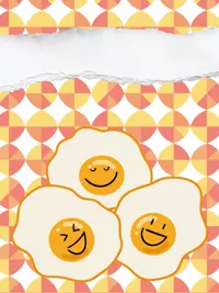 Free Easter Card - Sunny Side Up Smiles!