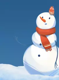Free Holiday Card - Funny Snowman Greetings!