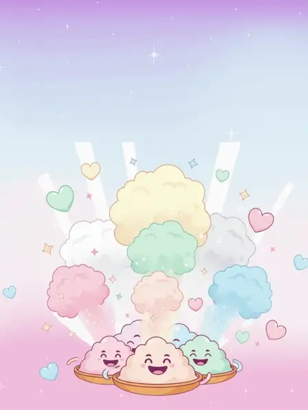 Pastel Powder Puff