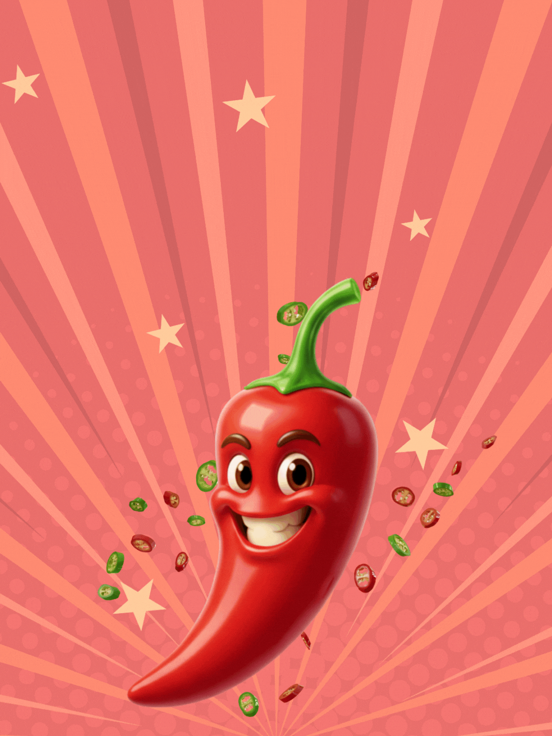 3D Chili Pepper Party