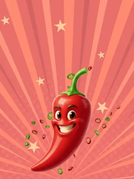 3D Chili Pepper Party