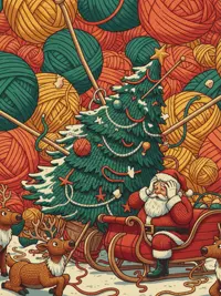 Free Christmas Card - Santa's Sleigh Stuck!