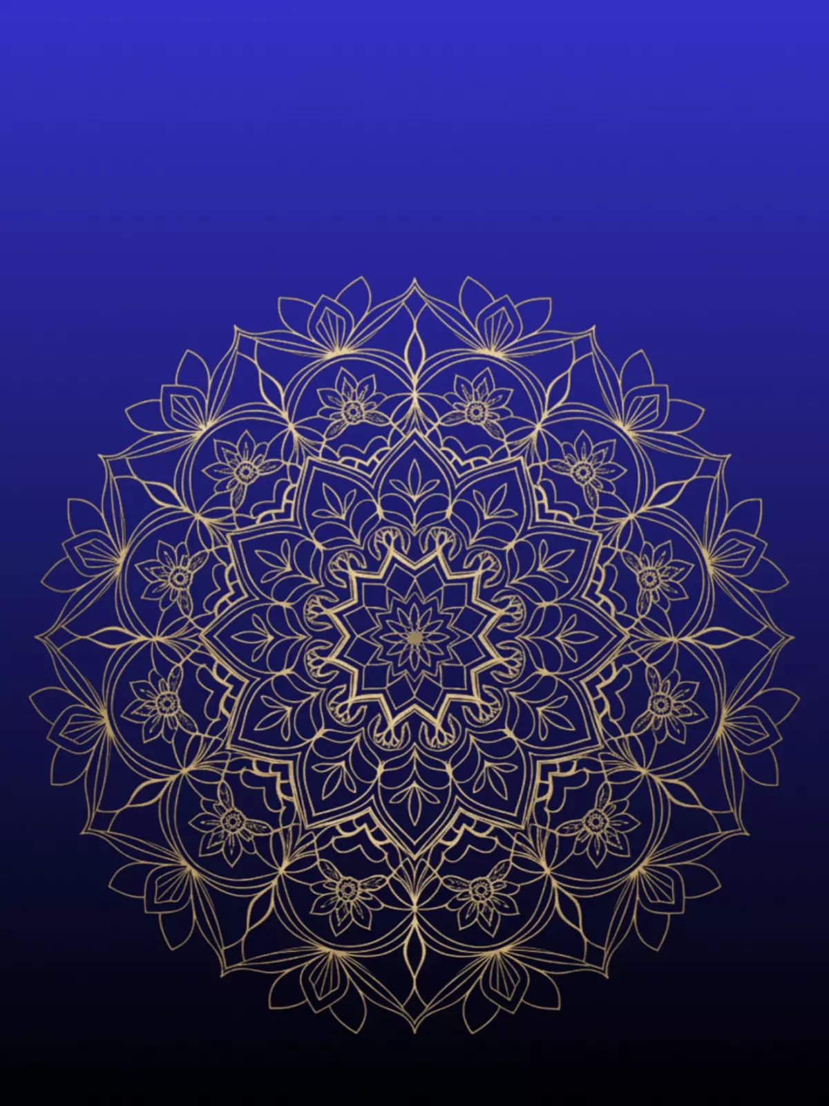 Employee Appreciation card featuring a vibrant and intricate mandala design with geometric patterns, inspired by traditional Indian art.