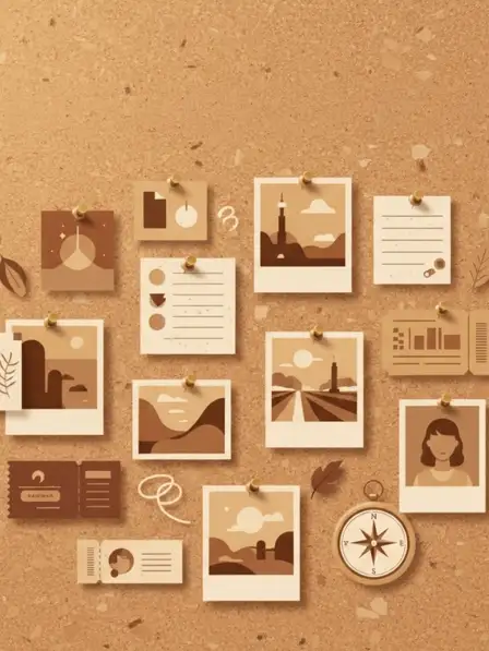 Corkboard Collage