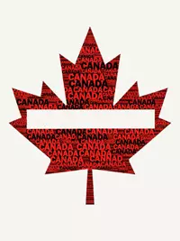Free Canada Day Card - Celebrate with Typography!