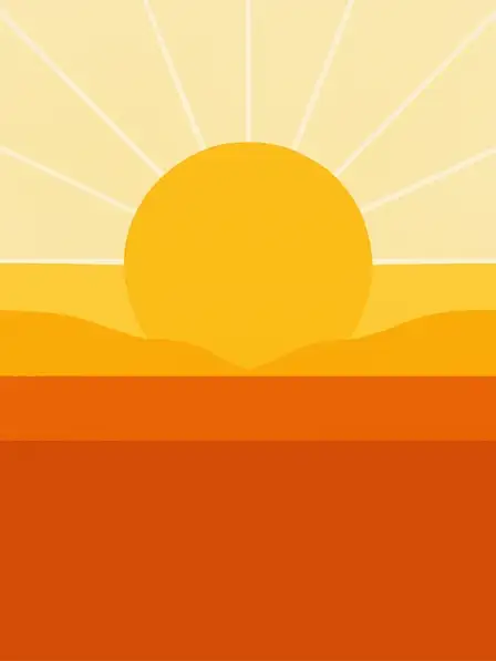 Symmetrical Sunrise