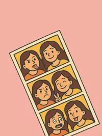 Free Sister's Day Card - Silly Photo Fun!