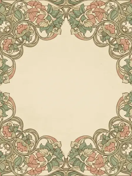 Floral Frame Welcome