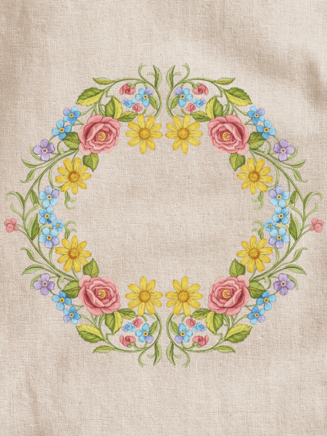 Embroidered Floral Apology