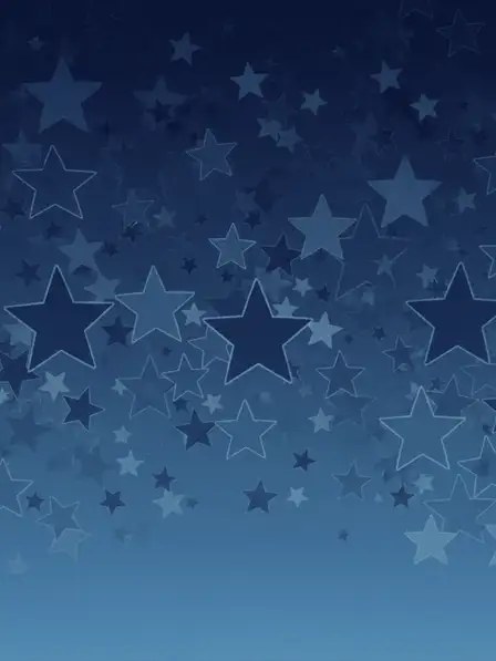 Monochromatic Starry Night