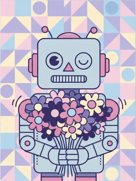 Retro Robot Mother
