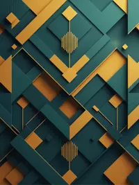 Free Ramadan Kareem Card - Modern Mosaic Design