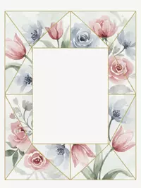 Free Just Because Card - Modern Watercolor Design