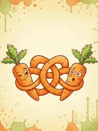 Free Easter Card - Knotty Carrots & Funny Wishes!