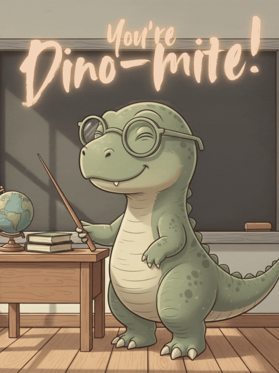 You're Dino-mite!