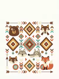 Free Farewell Card - Native American Style Good Luck!