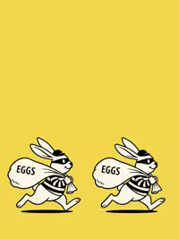 Free Easter Card - Funny Egg-ster Greeting!