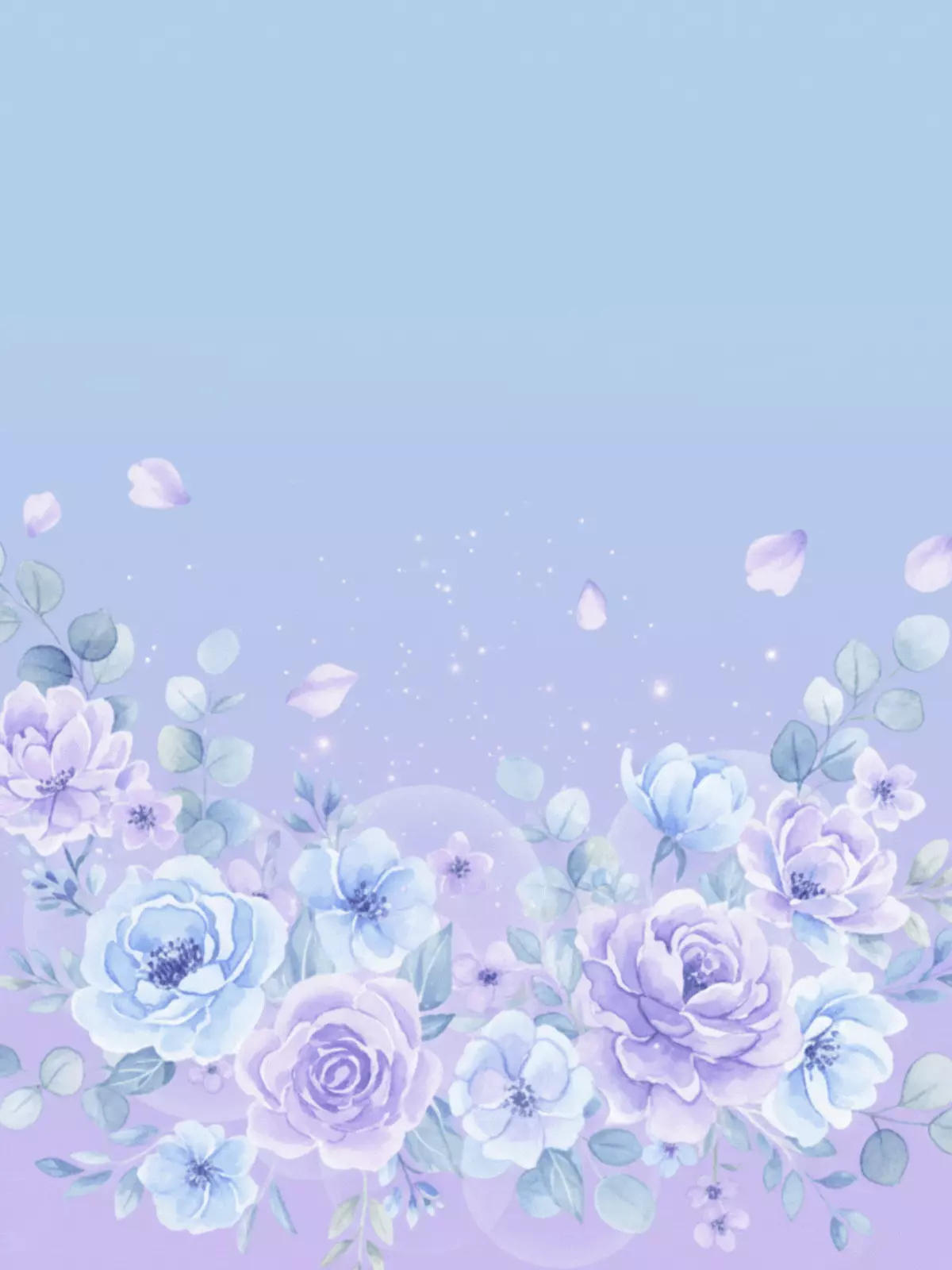 Elegant floral birthday card featuring a light script font, suitable for women, expressing birthday wishes