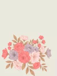 Free Birthday Card - Floral Scandinavian Design