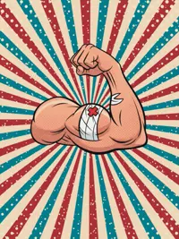 Free Get Well Card - Retro Comic Style