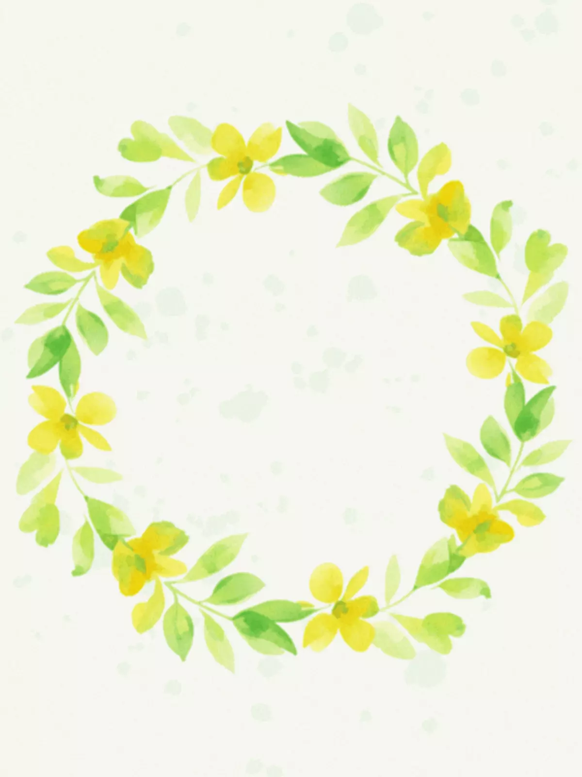 Hand-drawn floral congratulations card with watercolor design, featuring a congratulatory message within a delicate floral frame.