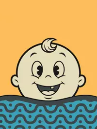 Free New Baby Card - Funny Cartoon Greeting