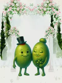 Free Wedding Card - Olive You! Customize & Send
