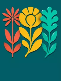 Free Graduation Card - Bold Floral Congrats!