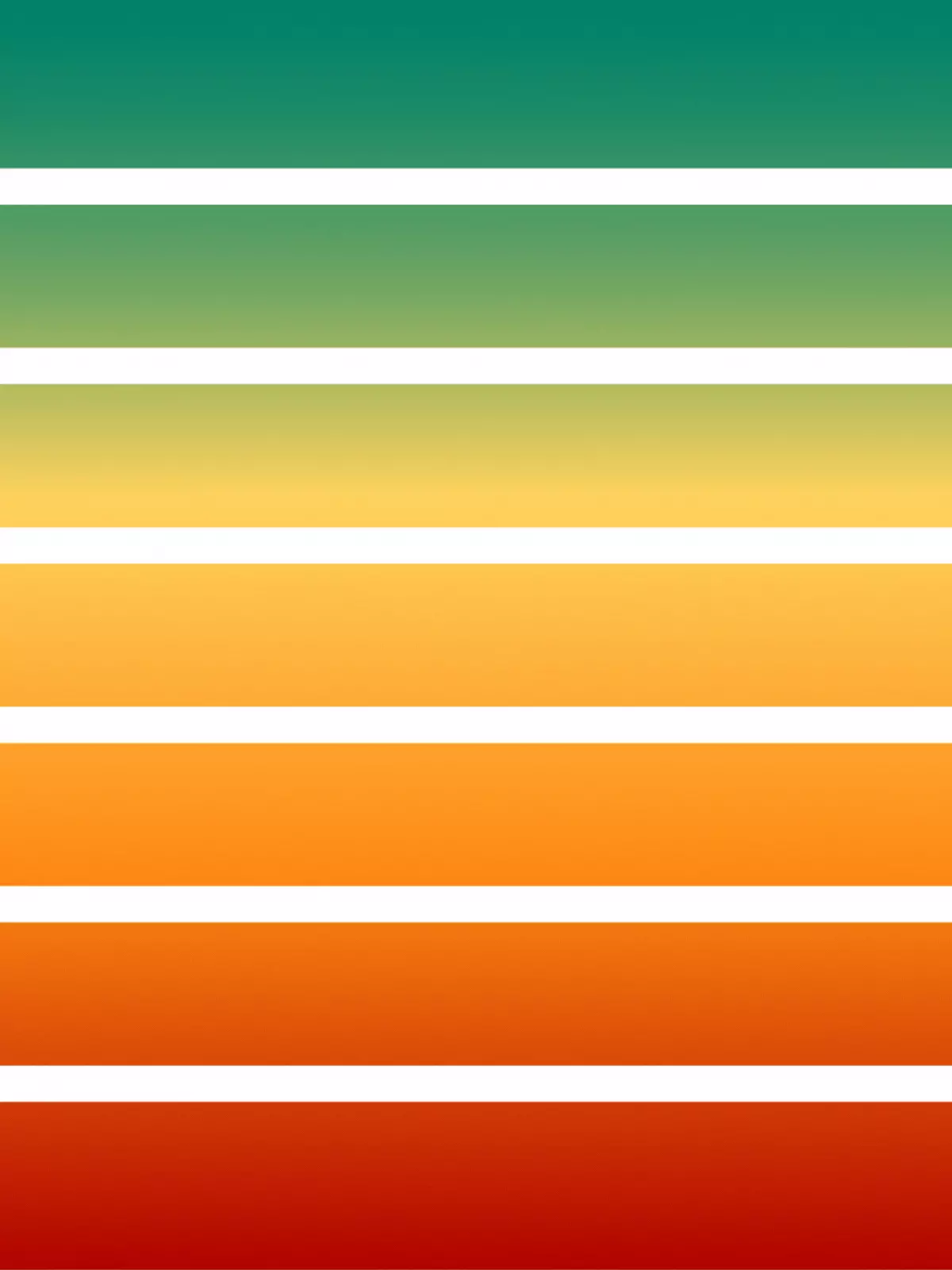 Abstract inspirational greeting card featuring horizontal bands of calming colors, evoking a sense of landscape and limitless possibilities.