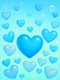 Free Love Card - Cool Colors & Warm Hearts!