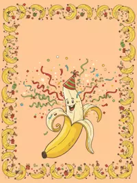 Free Birthday Card - Banana Blast!