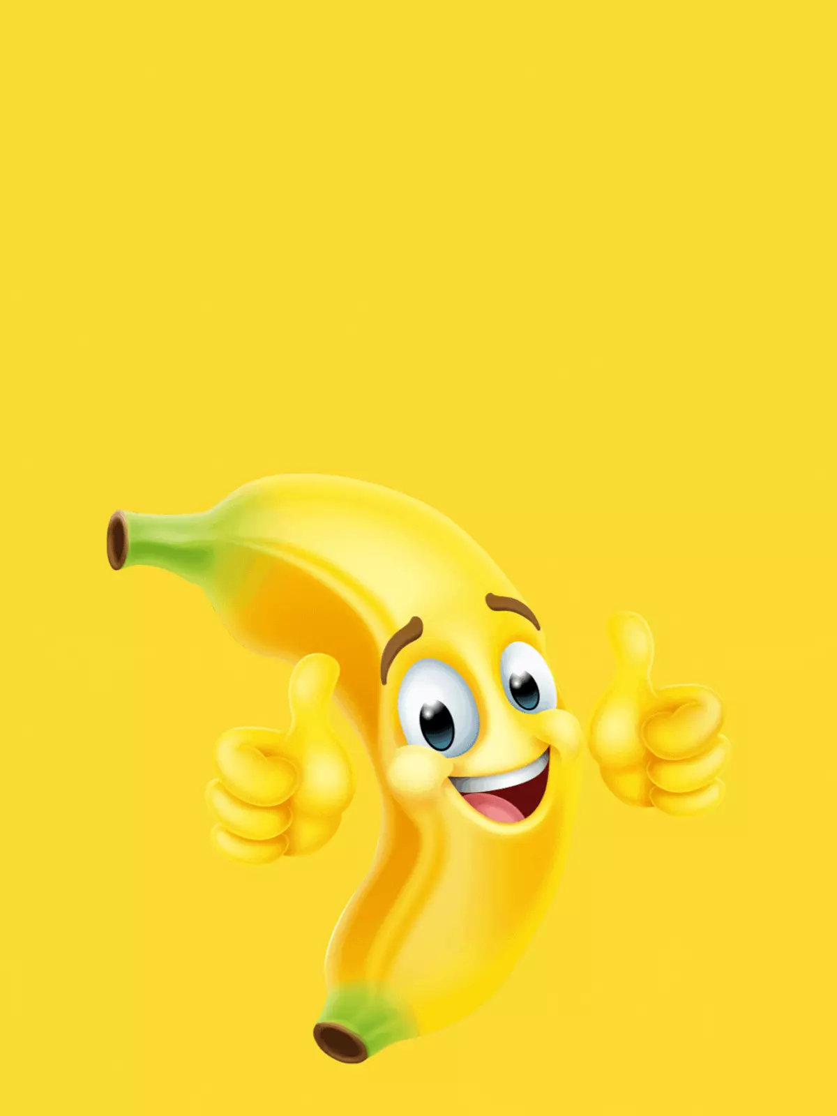 Funny get well card featuring a cartoon banana peel giving a thumbs up, with a playful and encouraging design.
