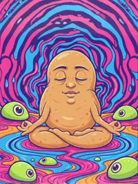 Free Thinking of You Card - Zen Potato!