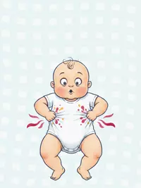 Free New Baby Card - Funny 'Growing Fast' Design