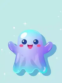 Free Miss You Card - A Whimsical Ghostly Greeting