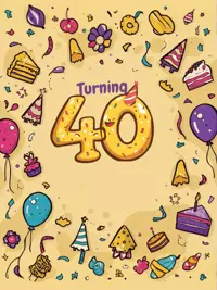 Free 40th Birthday Card - Bold & Funny!