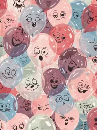 Free Birthday Card - Colorful Balloons & Fun!