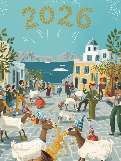 Opa! Happy New Year!