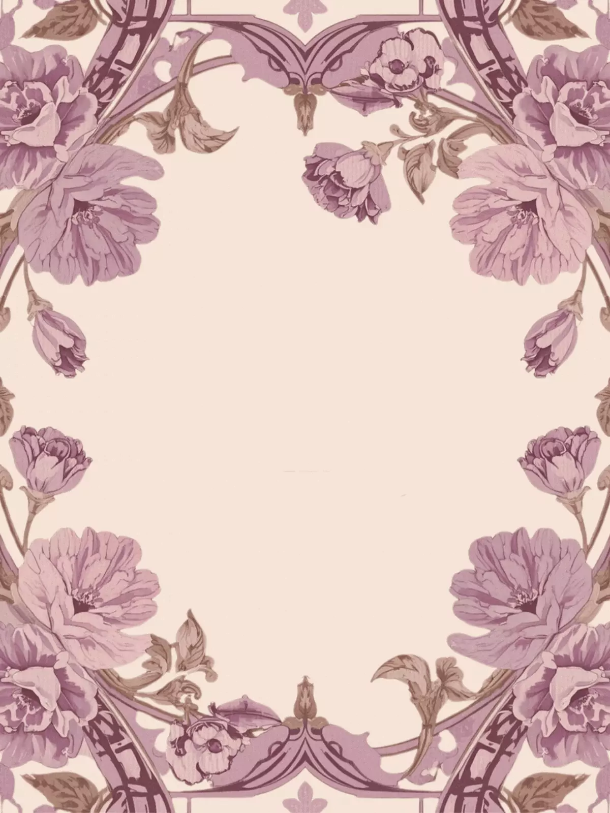 Elegant anniversary card featuring a floral illustration with a vintage scan line effect, perfect for romantic anniversary wishes.