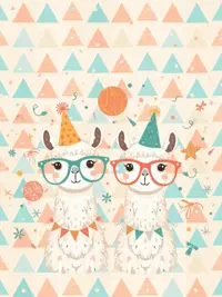 Free Anniversary Card - Funny Llama Love!