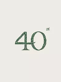 Free 40th Birthday Card - Minimalist Celtic Design
