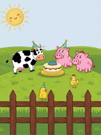 Free 60th Birthday Card - Funny Farm Animal Wishes!