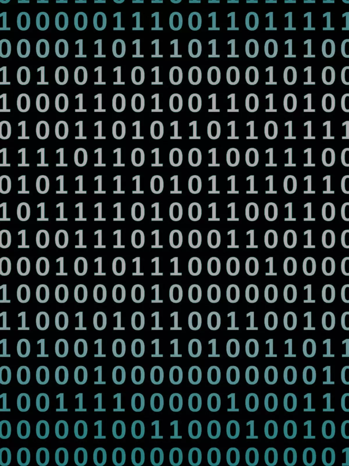 Modern congratulations card with a binary/digital pattern, tech-inspired design, suitable for celebrating achievements and sending to colleagues or friends