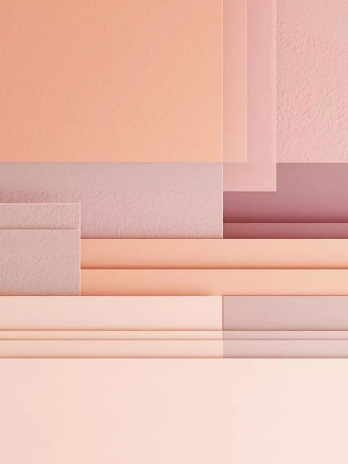 Free minimalist 'Just Because' digital greeting card with subtle layered paper textures and a soft color gradient background, ideal for a modern 'Thinking of You' message to friends or her.