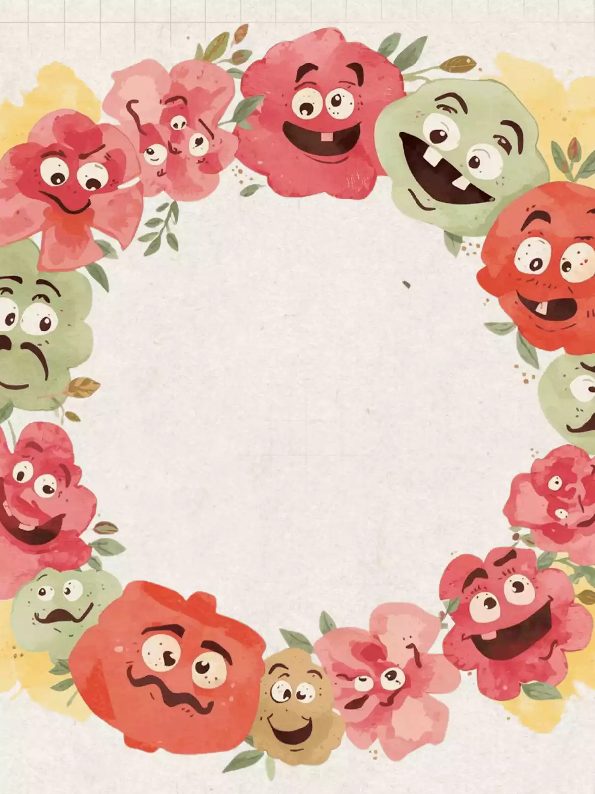 Free 'Great Work' employee award card template with an elegant traditional floral watercolor design in soft hues, featuring delicate botanical illustrations and professional serif typography, perfect for recognizing achievements.