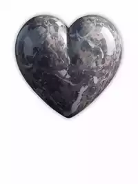 Free Valentine Card - Marble Heart Design Online