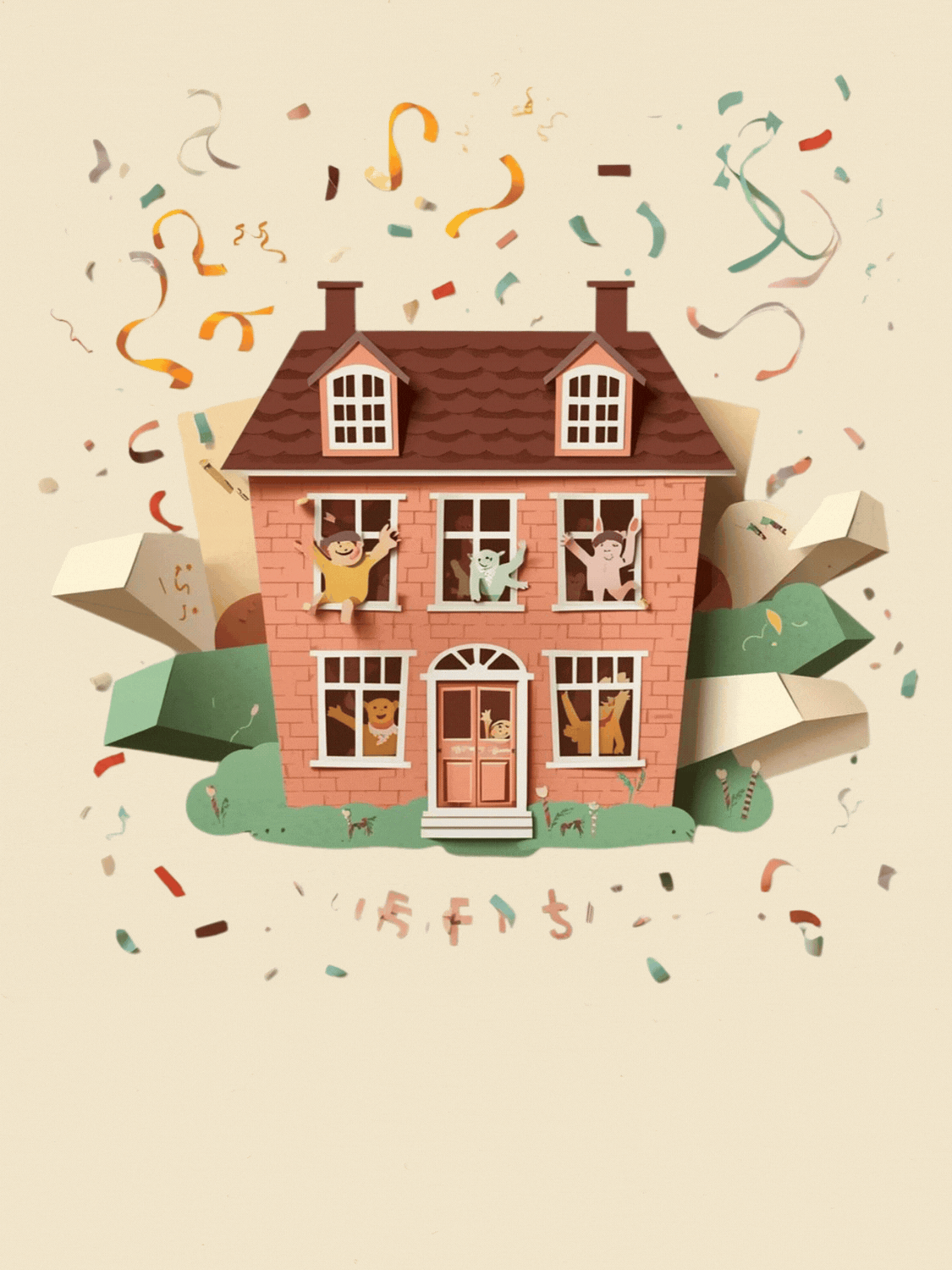 Paper Cut Celebration