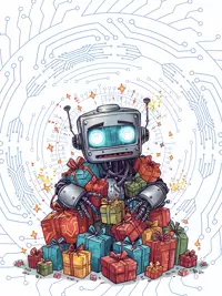 Free Funny Robot Thank You Card - Digital & Unique!