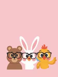 Free Whimsical Thank You Card - Cute Animals & Pastel Fun!